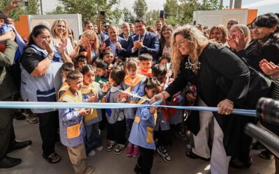 Orrego inauguró la ENI N° 81 en Ullum y sumó un nuevo espacio para la educación inicial