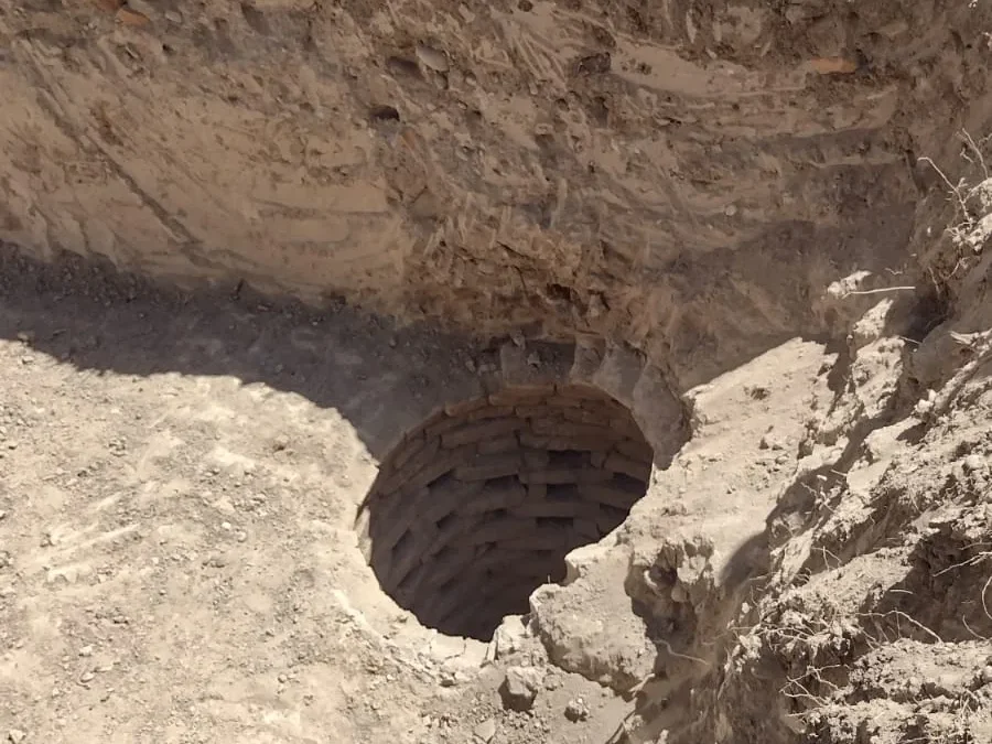 Capital: encontraron un pozo antiguo en la obra de la Plaza Gertrudis Funes