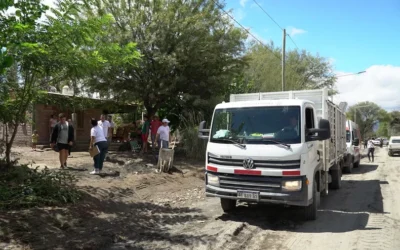 En Sarmiento asistieron a 80 familias luego del temporal