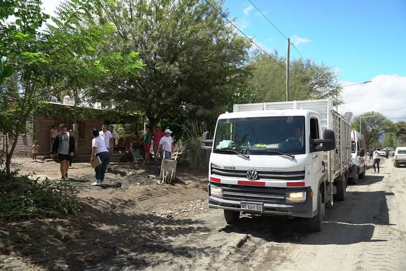 En Sarmiento asistieron a 80 familias luego del temporal
