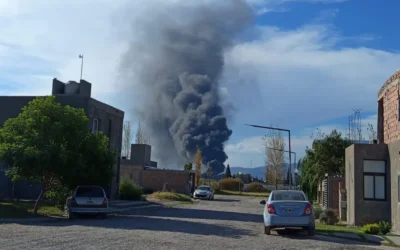 Otro incendio en el Parque Industrial de Chimbas generó preocupación entre los vecinos