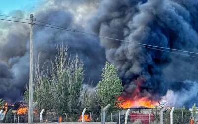 Incendio en el Parque Industrial de Chimbas: las pérdidas materiales fueron de aproximadamente $200 millones