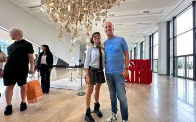 Marley y Vicky Xipolitakis recorren San Juan para grabar un programa de “Por el Mundo”