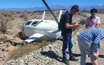 El expiloto de la Gobernación, Walter Gallardo, tuvo que aterrizar de emergencia el helicóptero y padeció heridas leves