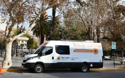 El vacunatorio móvil funcionará durante Semana Santa en distintos puntos de San Juan