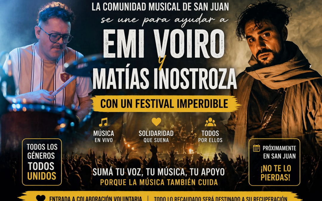 La comunidad musical organiza un festival solidario para ayudar a Emi Voiro y Matías Inostroza