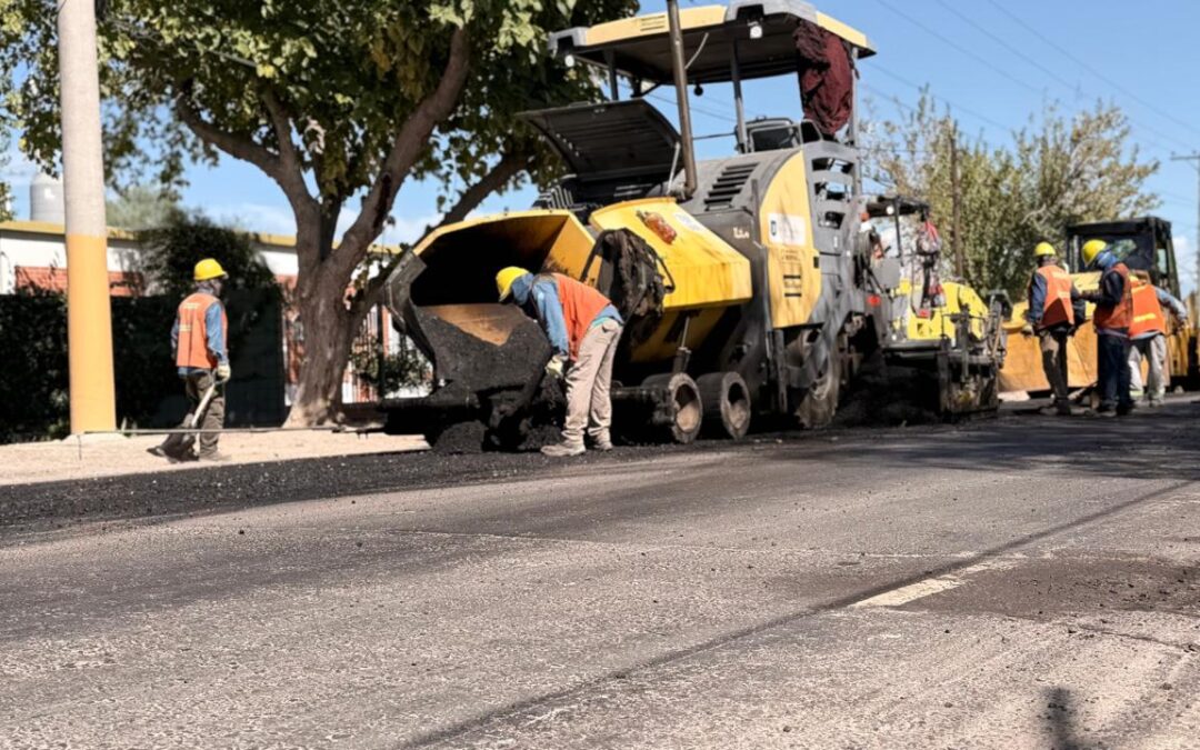 Avanza la repavimentación de 9 kilómetros en avenida Libertador hacia Alto de Sierra