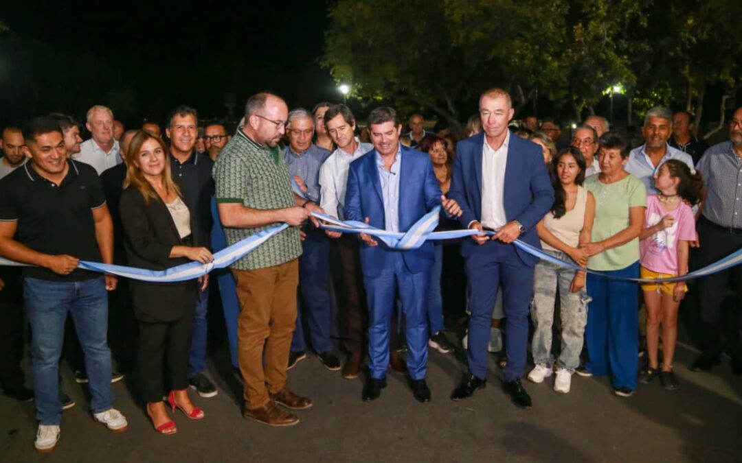 Marcelo Orrego inauguró la repavimentación de calles clave en el barrio STOTAC