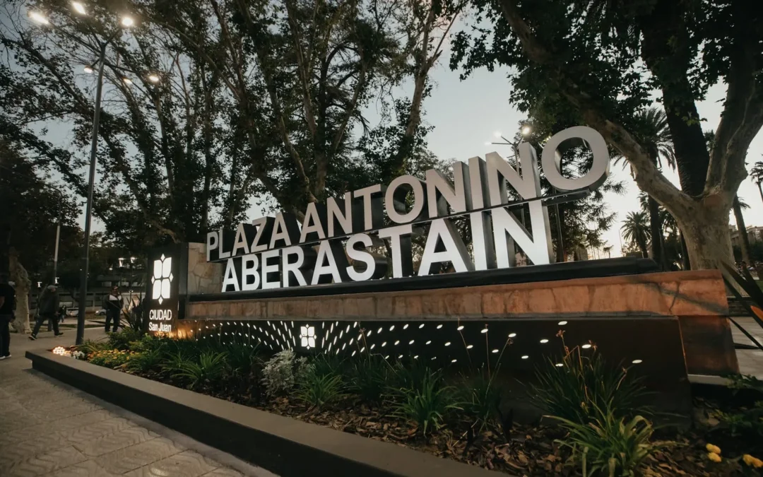 Se inauguró la remodelación de la Plaza Aberastain: el detalle de las mejoras