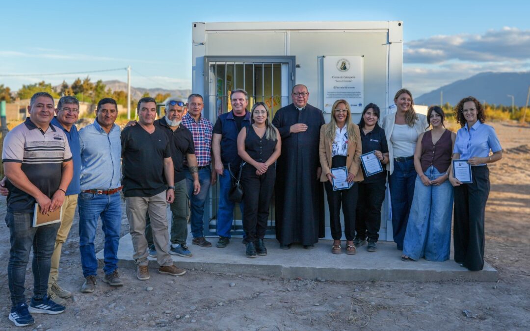 Inauguraron en Ullum el Centro de Catequesis Santa Filomena con trabajo conjunto local