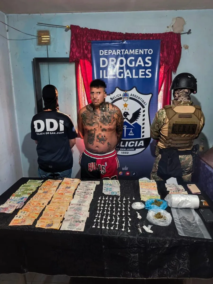 Cayó "Callejero Fino", un narco de Chimbas que era buscado por la policía