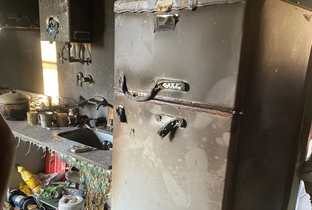 Un incendio por una presunta falla eléctrica dejó pérdidas totales en una vivienda de Chimbas