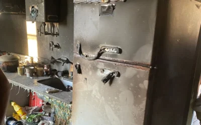 Un incendio por una presunta falla eléctrica dejó pérdidas totales en una vivienda de Chimbas