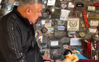 «Chiqui» Tapia visitó la Difunta Correa y subió un video a sus redes