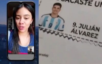 Una docente sanjuanina motiva a sus alumnos con calificaciones inspiradas en el Mundial