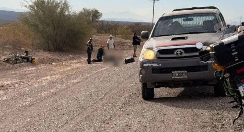 Murió un motociclista bonaerense tras un violento accidente en Ruta 40