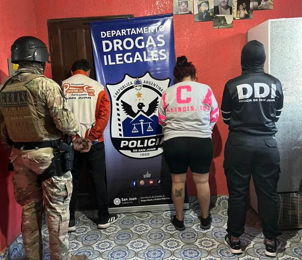Allanamiento en Chimbas: cayó una banda familiar acusada de vender droga