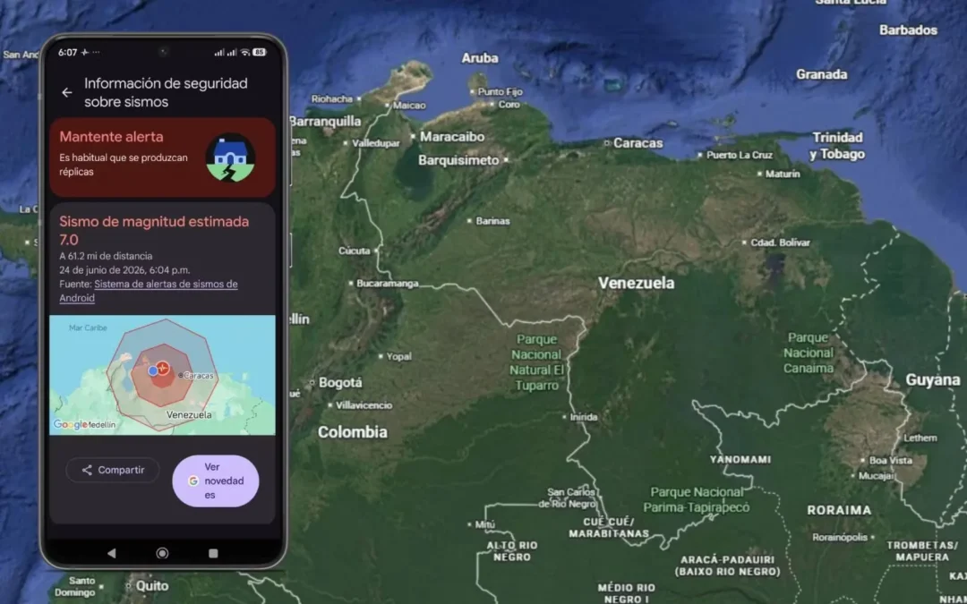 Cómo funciona la notificación de Google que alertó segundos antes del terremoto a los venezolanos