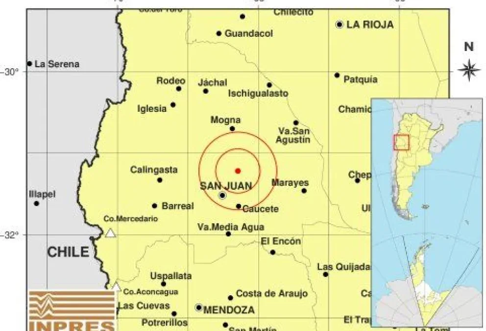 Un sismo de magnitud de 4,4° se registró en San Juan este domingo