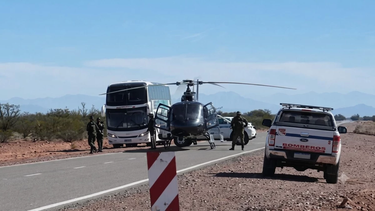 Un helicóptero se precipitó en Ischigualasto con siete tripulantes a bordo: entre ellos tres funcionarios