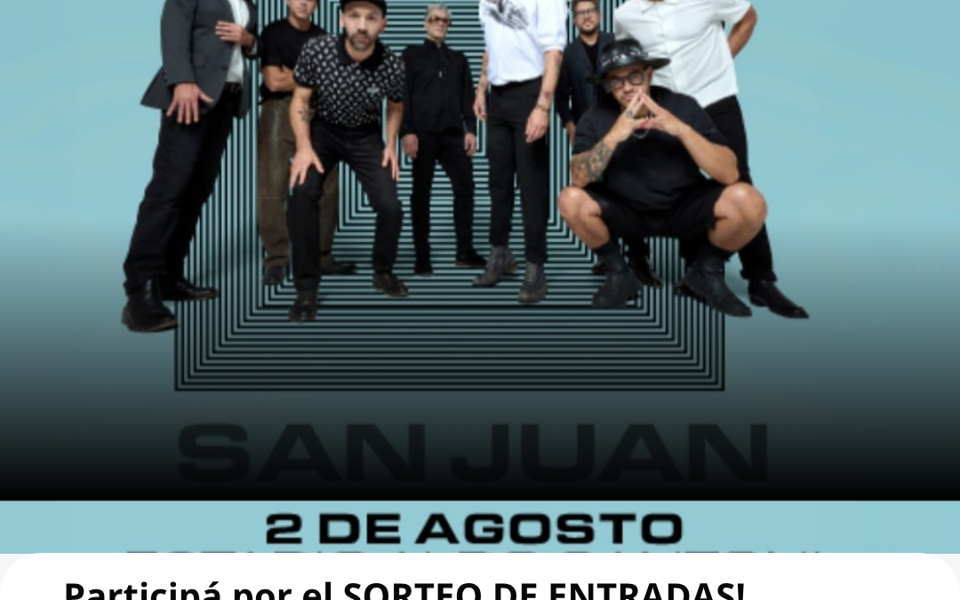 Participá por entradas para ver a NoTeVaGustar en San Juan