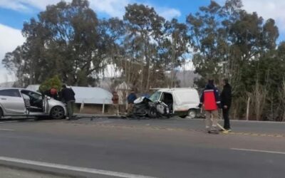 Grave choque en Ruta 40 y Calle 18: cinco personas resultaron heridas, entre ellas un menor