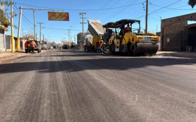 Comenzó la repavimentación de avenida Benavídez y ya renovaron casi 900 metros