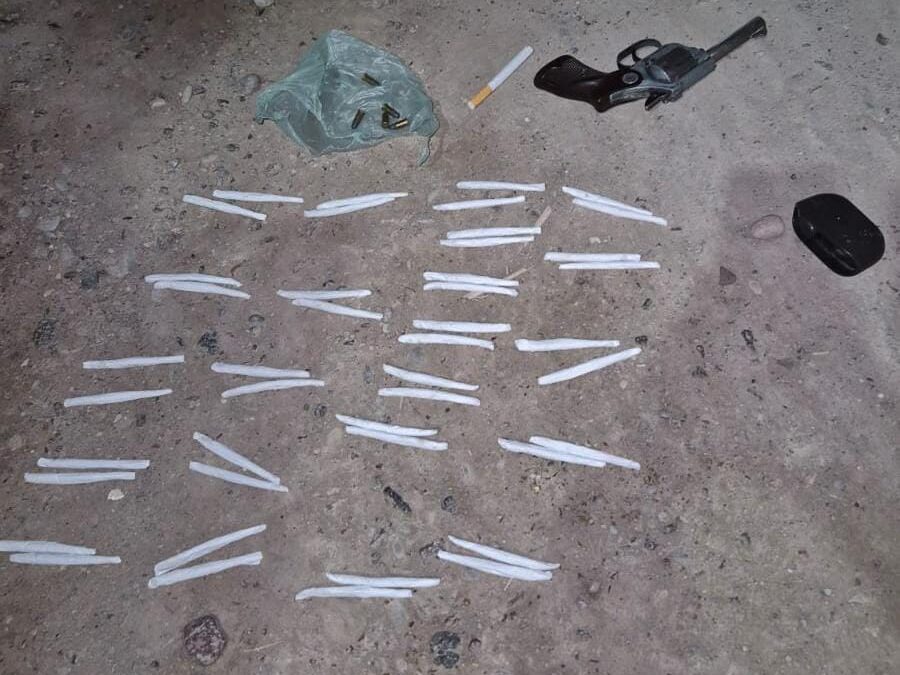 Aprehenden a un joven armado y secuestran marihuana durante un operativo en 9 de Julio