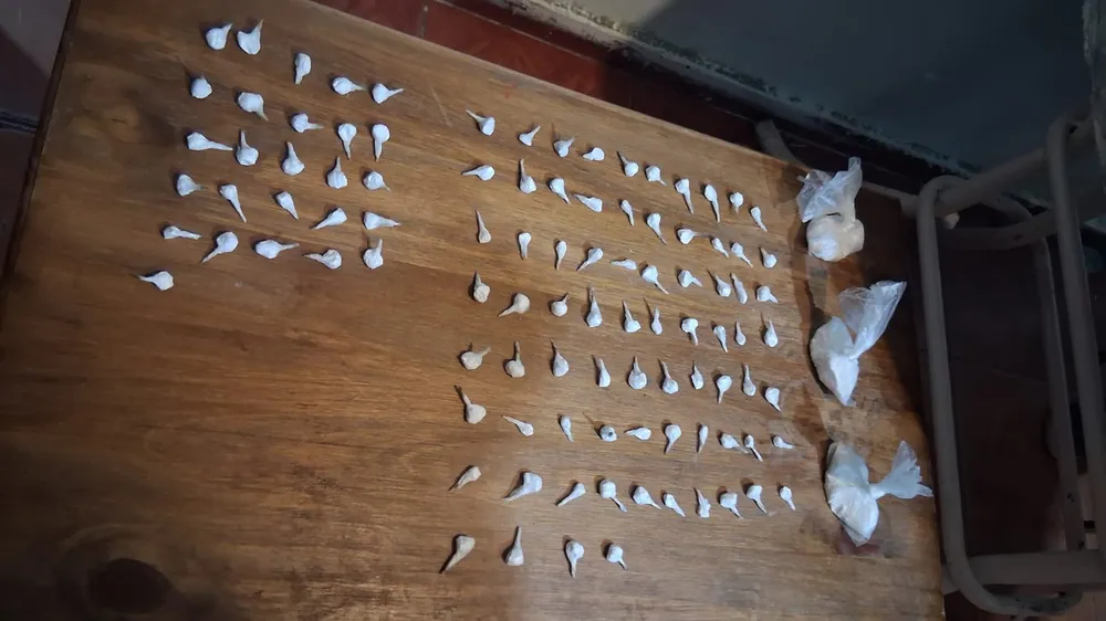Encontraron más de 150 dosis de droga en un búnker de cocaína en Rivadavia