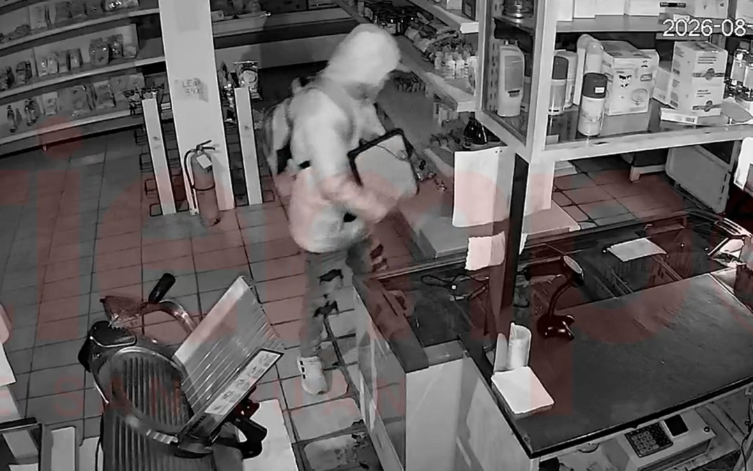 Robaron un minimarket de Villa Krause y regresaron para romper las cámaras de seguridad