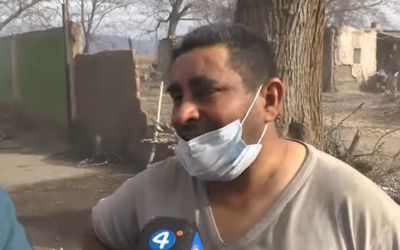 «En un segundo perdimos todo»: el fuerte relato de los damnificados por los incendios que provocó el viento zonda