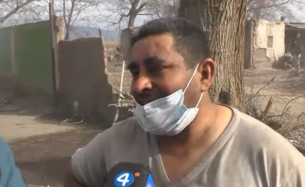 "En un segundo perdimos todo": el fuerte relato de los damnificados por los incendios que provocó el viento zonda