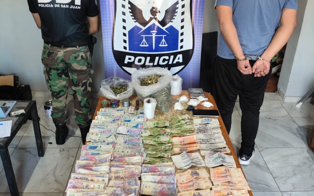 Detuvieron a «El Pato» Díaz en Rawson: secuestraron cocaína, marihuana y dinero en efectivo