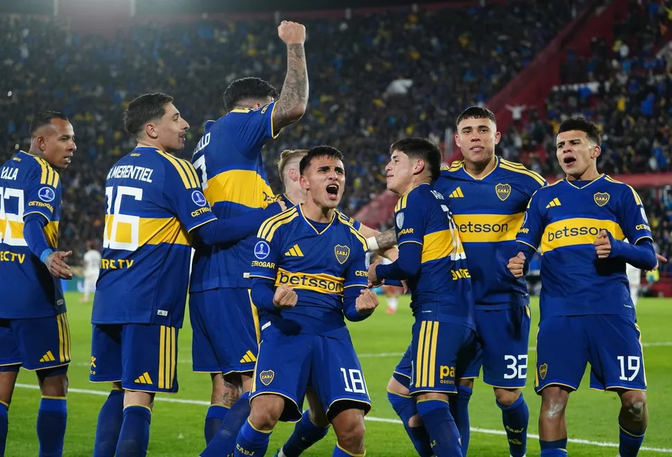 Boca se lo dio vuelta a Recoleta con una ráfaga de goles en la Copa Sudamericana