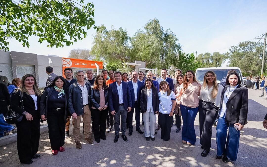 Más de 400 vecinos de Las Talas ya cuentan con un CAPS renovado y ampliado en Caucete
