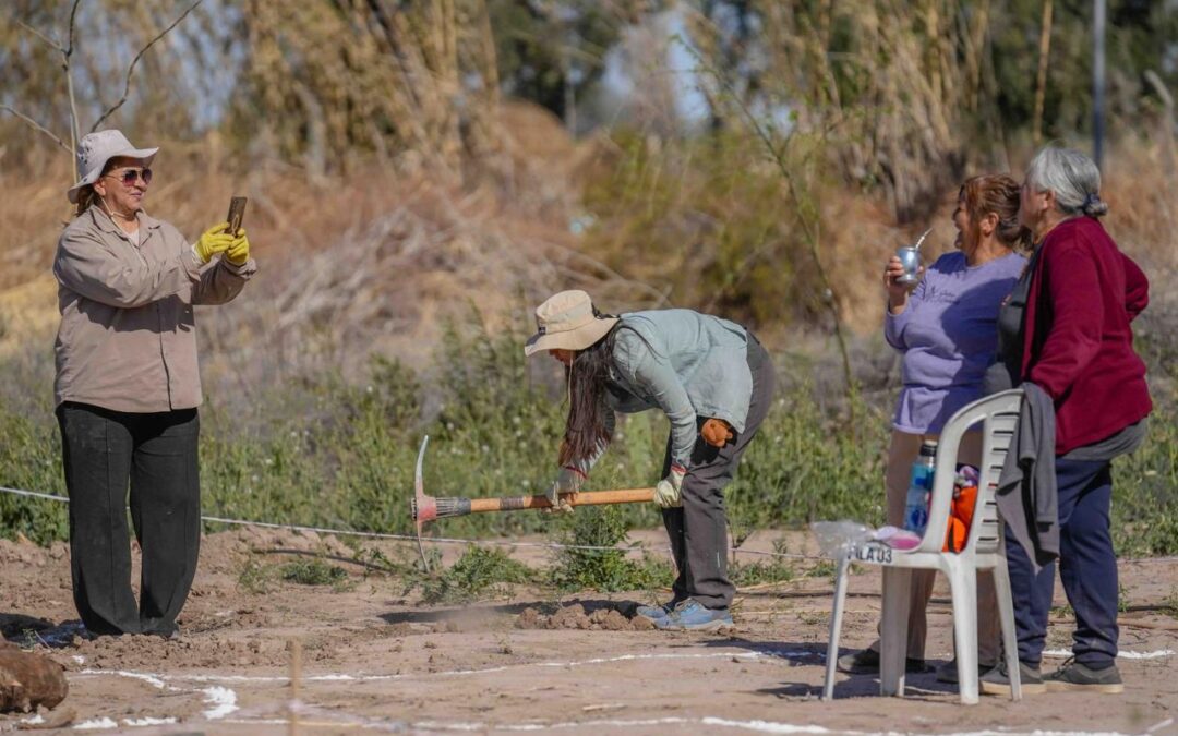 Chimbas celebró la primavera con una jornada de voluntariado y naturaleza en El Mogote
