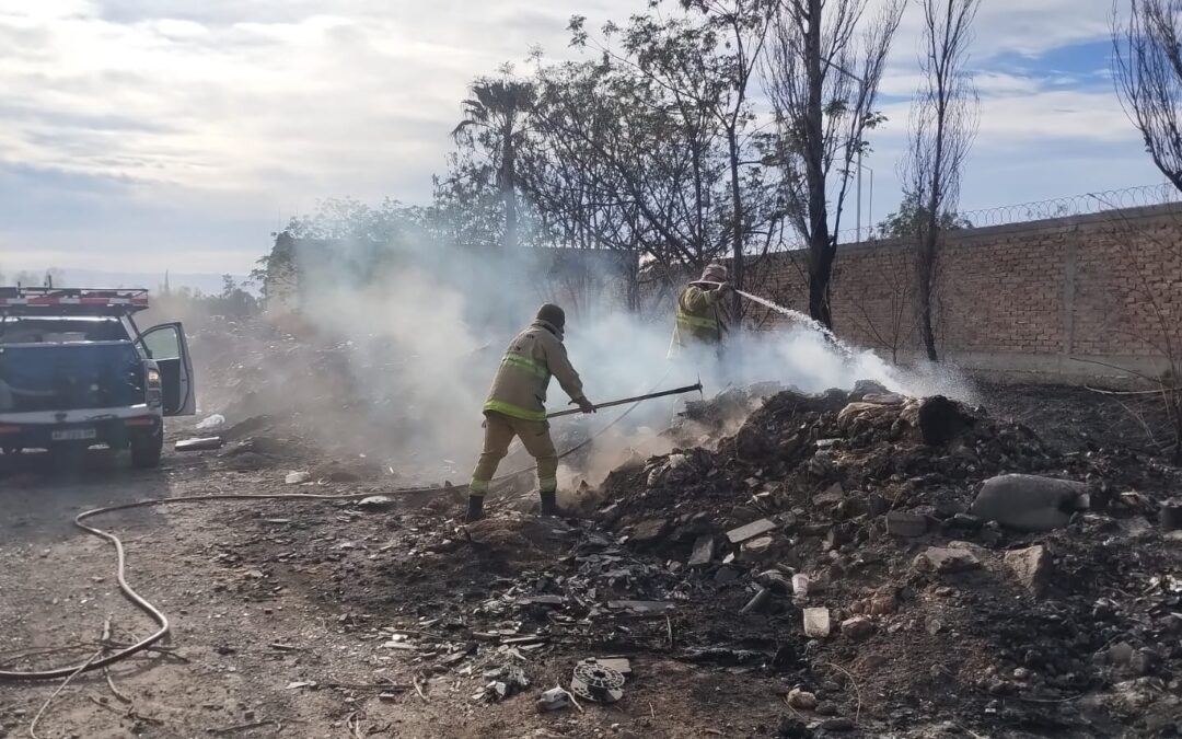 El Zonda propagó incendios en San Juan: el fuego alcanzó viviendas y provocó daños materiales