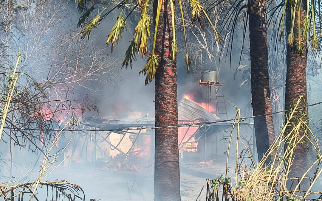 Protección Civil confirmó 60 focos de incendio, unas 30 viviendas afectadas y más de 80 personas asistidas