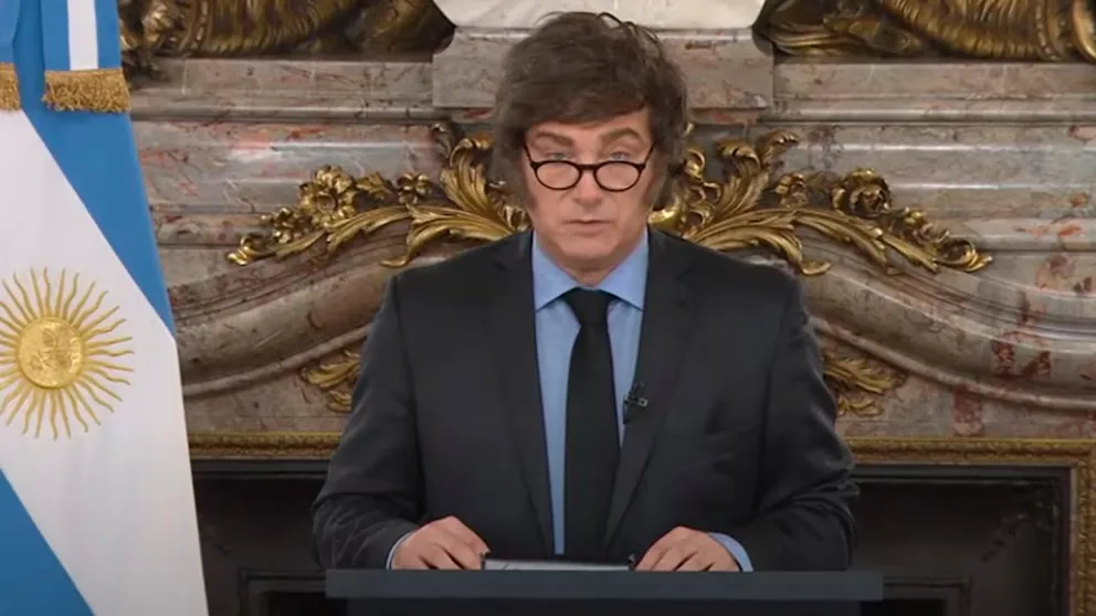 Expectativa por la cadena nacional de Javier Milei: seguila en vivo