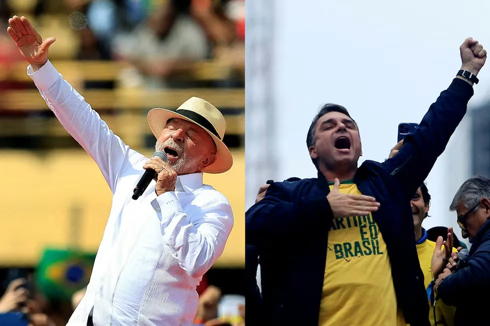 Flávio Bolsonaro y Lula da Silva definirán la presidencia de Brasil en la segunda vuelta
