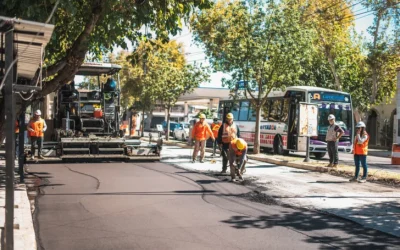 Capital continúa las obras de pavimentación con trabajos en Avenida Alem