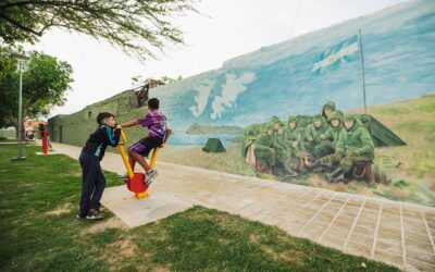 Renovaron la Plaza Juventud Argentina del Barrio Corrientes con un homenaje a los Héroes de Malvinas