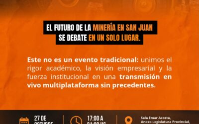 UNSJ y UCCuyo se unen en una cumbre para debatir el futuro de la minería en San Juan