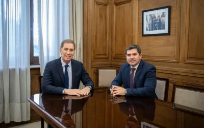 Orrego se reunió con Santilli y planteó las prioridades de San Juan ante Nación