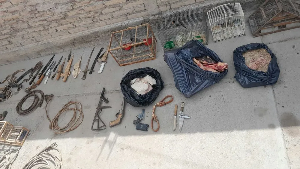 Detuvieron a cuatro personas tras cinco allanamientos por caza furtiva en Bermejo