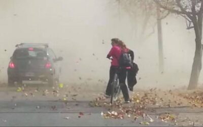 Suspendieron las clases en Iglesia, Calingasta y Jáchal por alerta de viento