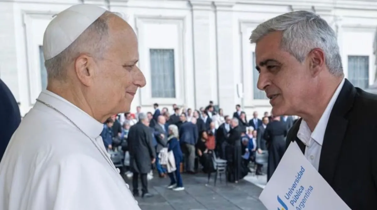 Las universidades argentinas llevaron al papa León XIV su reclamo por el financiamiento